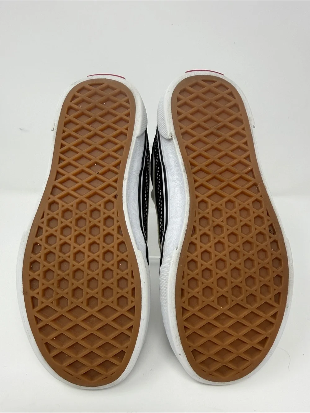 Vans Caldrone Black & White Low-Top Suede Skate Shoes Size 1.0